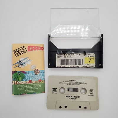 Men At Work Cargo Cassette 1983 Columbia Overkill Its a Mistake No Restrictions - Image 1 of 4