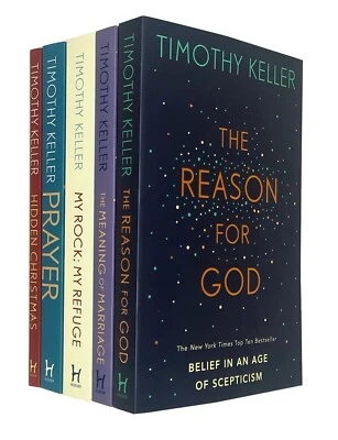 Timothy Keller Collection 5 Books Set Hidden Christmas, Prayer, My Rock My REfug - Image 1 of 2