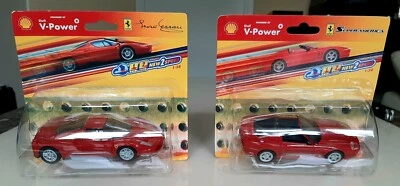 NEU Shell V-Power Ferrari 1:38 Hot Wheels Modellautos x 2. In OVP  - Bild 1 von 4