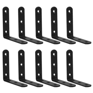 10 Pcs Regale Für Die Wand Eckcode Rechtwinklige Klammer Aus Edelstahl - Bild 1 von 12