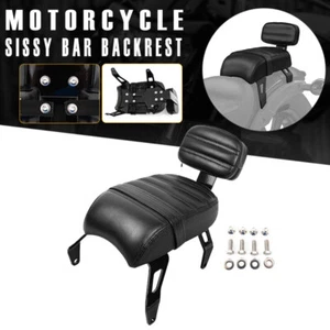 ABS Rear Passenge Seat+Backrest For Indian Scout Bobber 2018-2023 Sixty/Twenty - Picture 1 of 10