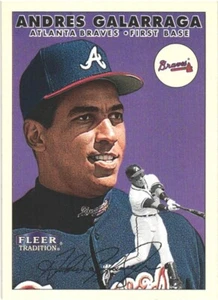 2000 Fleer Tradition #203 Andres Galarraga Atlanta Braves Baseball Card - Picture 1 of 2