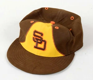 1980 San Diego Padres Rare Style Game Worn New Era Pro Style Size 7 5/8 Cap - Picture 1 of 7