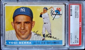 1955 Topps - Yogi Berra - Card #198 - PSA 4