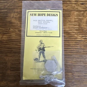 NEW HOPE DESIGN NH19 BRITISH ASKARI EAST AFRICA 1914-1918 54MM UNPAINTED NEW - Picture 1 of 4