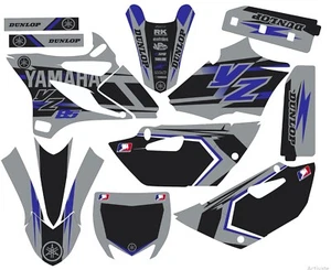 Gray decals for YAMAHA GRAPHICS YZ 85 YZ85 2015-2021 decals - Picture 1 of 1