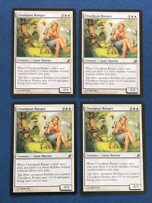 MTG 4x Cloudgoat Ranger x4 LP Lorwyn Magic the Gathering Playset - Image 1 of 2