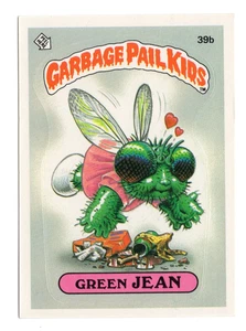 Garbage Pail Kids 1985 Series 1 -Set Break - Green Jean 39b Matte Back-NM-MT - Picture 1 of 2