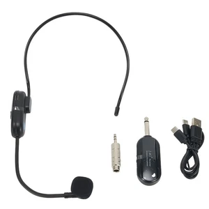 2.4G Wireless Microphone Headset\160FT Range Mic System For Teach Outdoor Speech - Picture 1 of 24