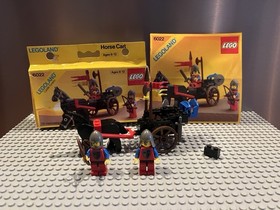 Vintage LEGO 6022 Castle Lion Knights Horse Cart w/ Box Manual 1984 Rare