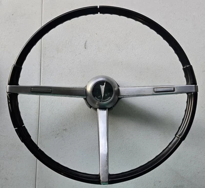 Vintage usado 1967 1968? Tapa central botones bocina volante pontiac firebird Foto 1 de 4