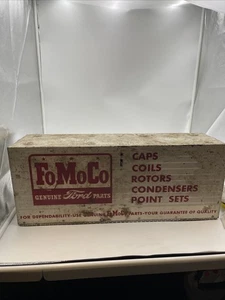 FoMoCo Ford Vintage Sheet Metal Genuine Ford Parts Storage Box Display - Picture 1 of 24