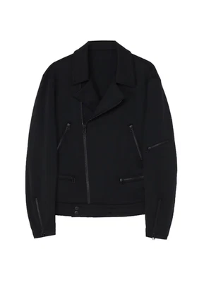WILDSIDE Yohji Yamamoto Smooth Riders Jacket Black (wp-j07-905-1-02) Size S - Image 1 of 4