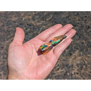 Compuesto tótem hecho a mano de lagarto fetiche animal espíritu nativo americano Zuni** - Imagen 1 de 8