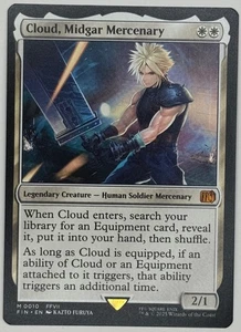 Cloud, Midgar Mercenary 10 FFVII Magic: The Gathering FINAL FANTASY M NM - Bild 1 von 2