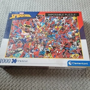 Clementoni Spider-Man Jigsaw Impossible Puzzle 1000 Pieces New Sealed - Picture 1 of 6