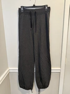 Lululemon Jogginghose 6 meliert grau Sweathose Cinch Knöchel Kordelzug - Bild 1 von 6