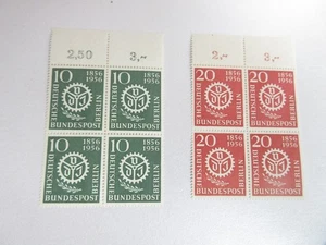 Mi 138/139, 100 Jahre Verein Deutscher Ingenieure, 2 x 4er Blöcke !!! - Bild 1 von 1