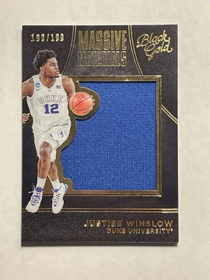 2016–17 Panini Black Gold Duke массивные материалы /199 Justise Winslow No15 - Изображение 1 из 3