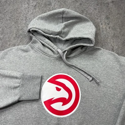 Atlanta Hawks Nike Sudadera con Capucha Hombres 2XL Gris Polar Pullover Sudadera NBA Foto 1 de 4