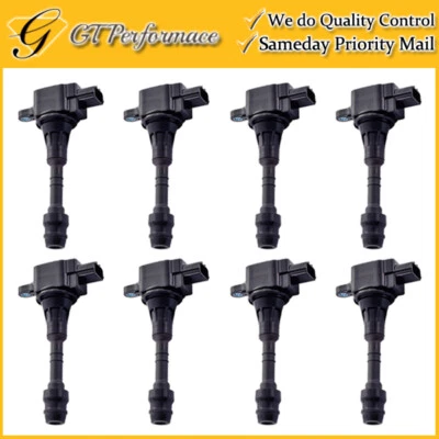 OEM Quality Ignition Coil 8PCS for Infiniti FX45/ M45/ Q45 4.5L V8, 22448-AR215 - Image 1 of 4