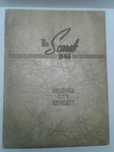 Anuario The Scarab 1946 de la Universidad de Oklahoma City coleccionable vintage - Imagen 1 de 8
