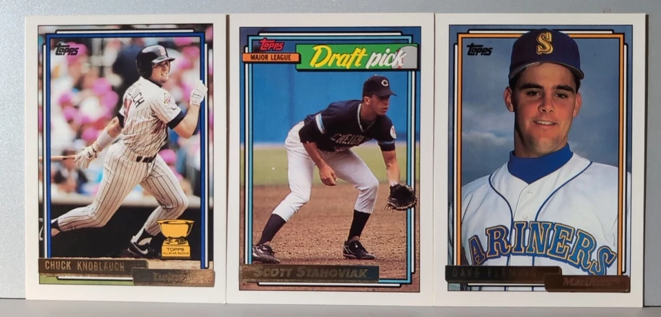 1992 Topps Gold Parallel cards Pick from drop down list - Image 1 of 1