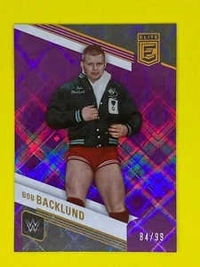Bob Backlund WWE Panini Elite 2023 Blue Parallel Numbered /99 Wrestling Card - Bild 1 von 1