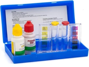 Swimming Pool Spa Water Chemical Test Kit for Chlorine and Ph (2 Way Test Kit) - Picture 1 of 12
