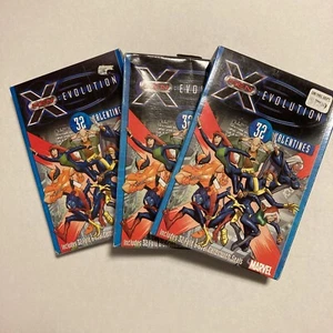 X-Men Evolution Valentines 32 Fold/Seal Cards 8 X-citing Designs 2001 New 3Packs - Picture 1 of 15