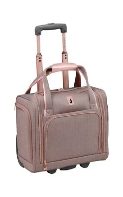 LONDON FOG Newcastle 15-Inch Underseater, Telescoping Handles, Rose Charcoal ... - Image 1 of 4