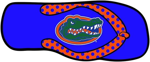 UF UNIVERSITY OF FLORIDA Large 11.75" Flip Flop Magnet Cover