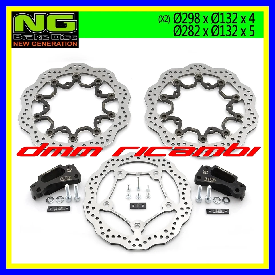 Dischi Freno Anteriori maggiorati NG YAMAHA T-MAX 530 13 + Posteriore TMAX 2013 - Immagine 1 di 1