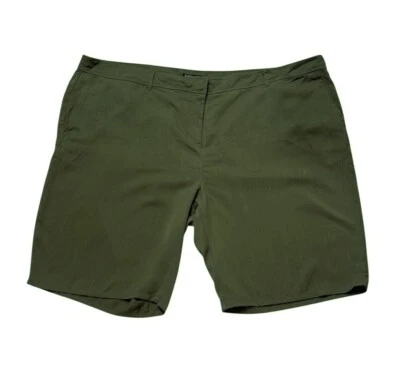 Eileen Fisher Olive Green Tapered Shorts Size 3X $178 - Изображение 1 из 2
