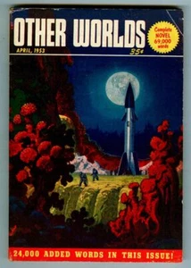 Vintage April 1953 OTHER WORLDS SCIENCE STORIES Pulp Magazine! MYSHKIN by Reed! - Picture 1 of 3