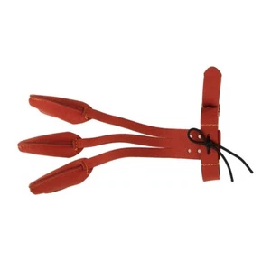 Archery Glove 3 Finger Gloves Tab Guard Bow Arrows Shooting Protective Gear - Picture 1 of 7