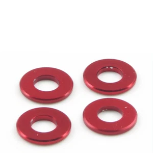 Scheiben Aluminium 3 x 6.5 x 0.75 mm rot 4 Stück Kyosho 97042-075R # 701543 - Bild 1 von 1