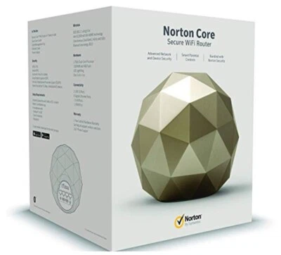 Genuine Norton Core Model 517 Titanium Gold High Performance Secure Wi-Fi Router - Image 1 of 4