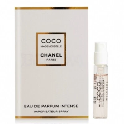 Chanel Coco Mademoiselle Spray  .05 oz / 1.5 ml EDP Parfum Intense Card Vial NEW - Image 1 of 4