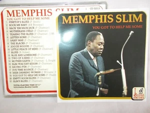 MEMPHIS SLIM - YOU GOT TO HELP ME SOME - EU 21 TRK CD - LIKE NEW - BLUES - Bild 1 von 1