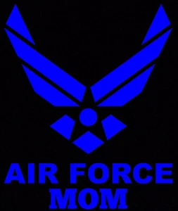 US Air Force Mom Vinyl Car Truck DECAL Window STICKER Multiple Colors Military - Bild 1 von 8