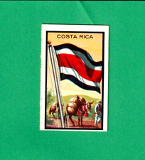 1963 Topps Midgee Flags TCG #18 Costa Rica