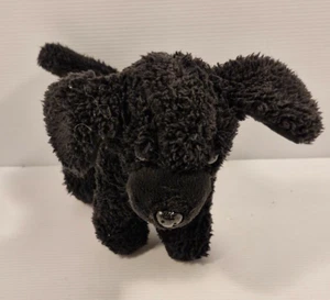 Our Generation Posable Pooch 16cm Black Dog Plush Battat Soft Toy Pet - Picture 1 of 8