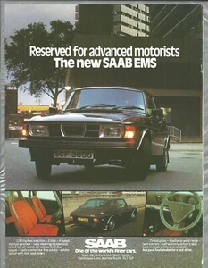 1978 SAAB EMS advertisement, Saab EMS coupe, British advert - Picture 1 of 3
