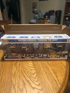 Captain America Funko Pop Set of 5 Exclusive - Year of the Shield - Picture 1 of 4