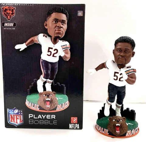 Khalil Mack FOCO Chicago Bears City Skyline limited edition Bobblehead LE /2018 Cover