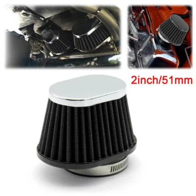 Cápsulas de filtro de aire de 51 mm/2 pulgadas para Kawasaki ZL600 Suzuki GSX600F GSXR 1100 750 Katana Foto 1 de 4