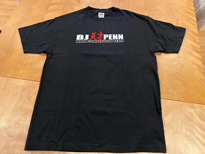 Camiseta MMA Oficial “Team BJ Penn” Equipo de Competición Camiseta Negra Talla L Foto 1 de 3