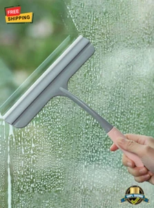 Silicone Glass Scraper with Anti-Slip Handle for Window and Glass Cleaning Tool - Picture 1 of 7