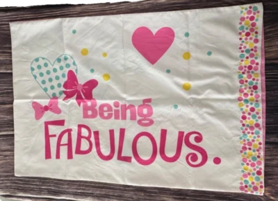 Disney Minnie Mouse Being Fabulous Full Sheet Set  2 Pillowcases 1 Sham - Image 1 of 4